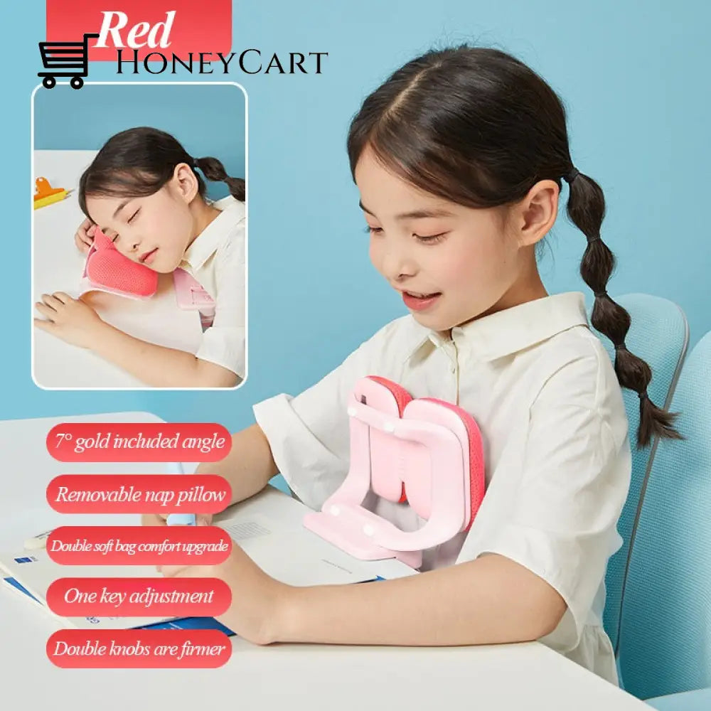Kids Chest Support Posture Adjuster Red Back & Lumbar Cushions