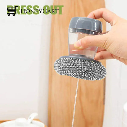 Kitchen Soap Dispensing Palm Brush