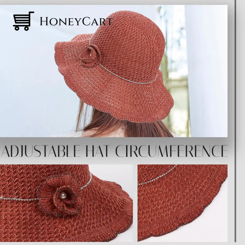 Knitted Flounces Bucket Hat