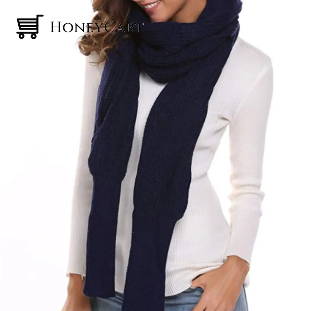 Knitted Wrap Scarf With Sleeves Tool