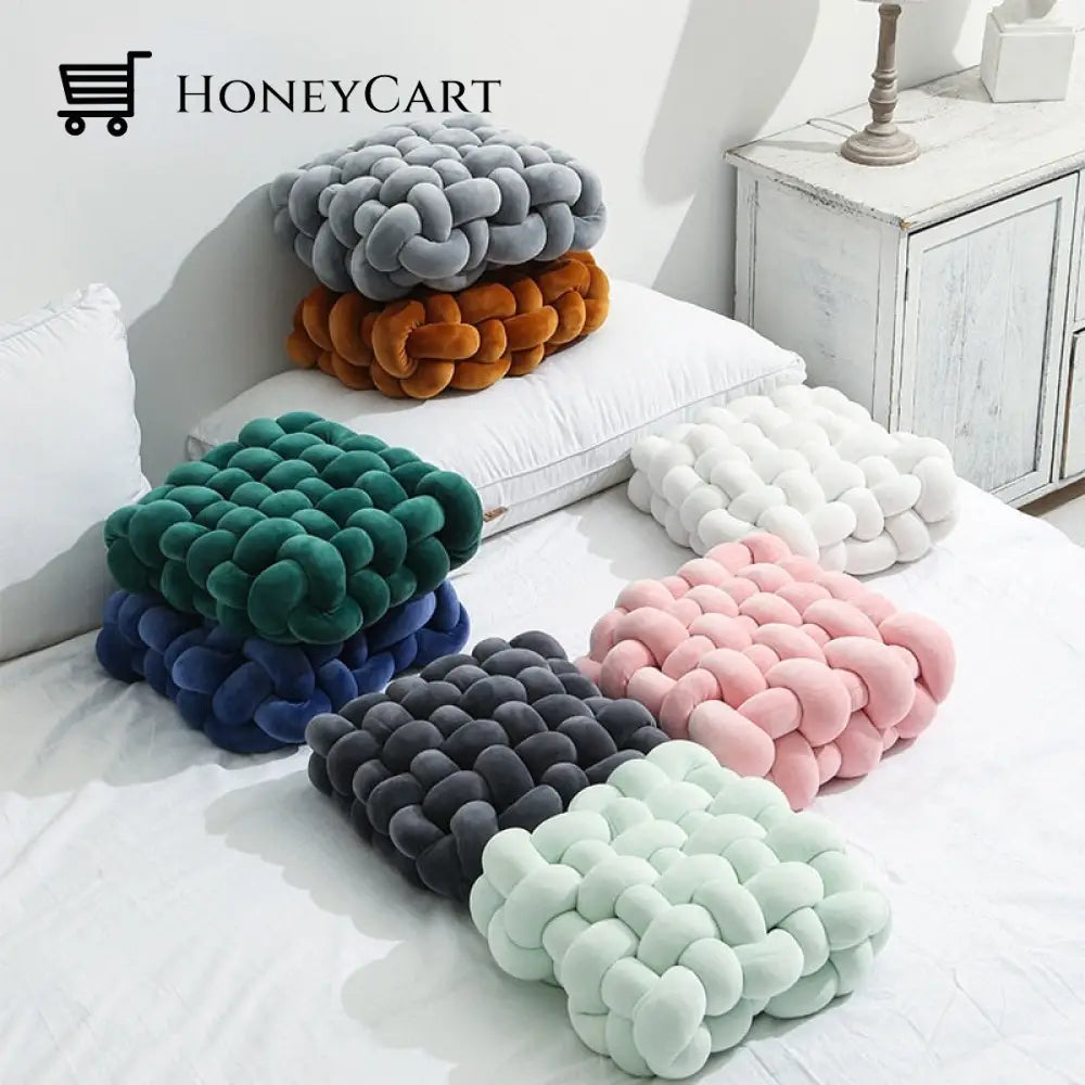 Knotted Ball Decorative Pillow Pillows