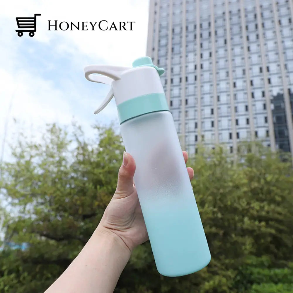 Large Capacity Portable Outdoor Sports Spray Bottle Blue