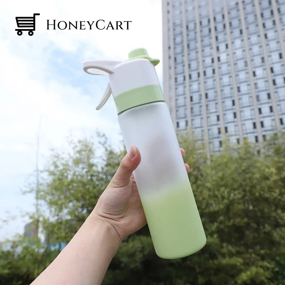 Large Capacity Portable Outdoor Sports Spray Bottle Green