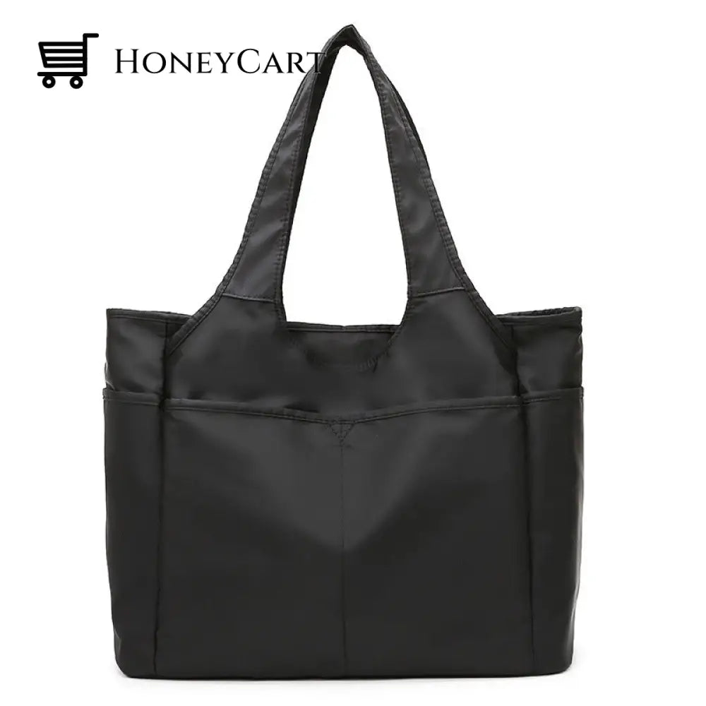 Large Capacity Tote Handbag Black