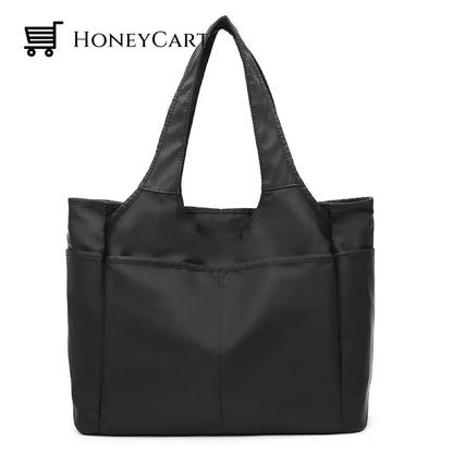 Large Capacity Tote Handbag Black