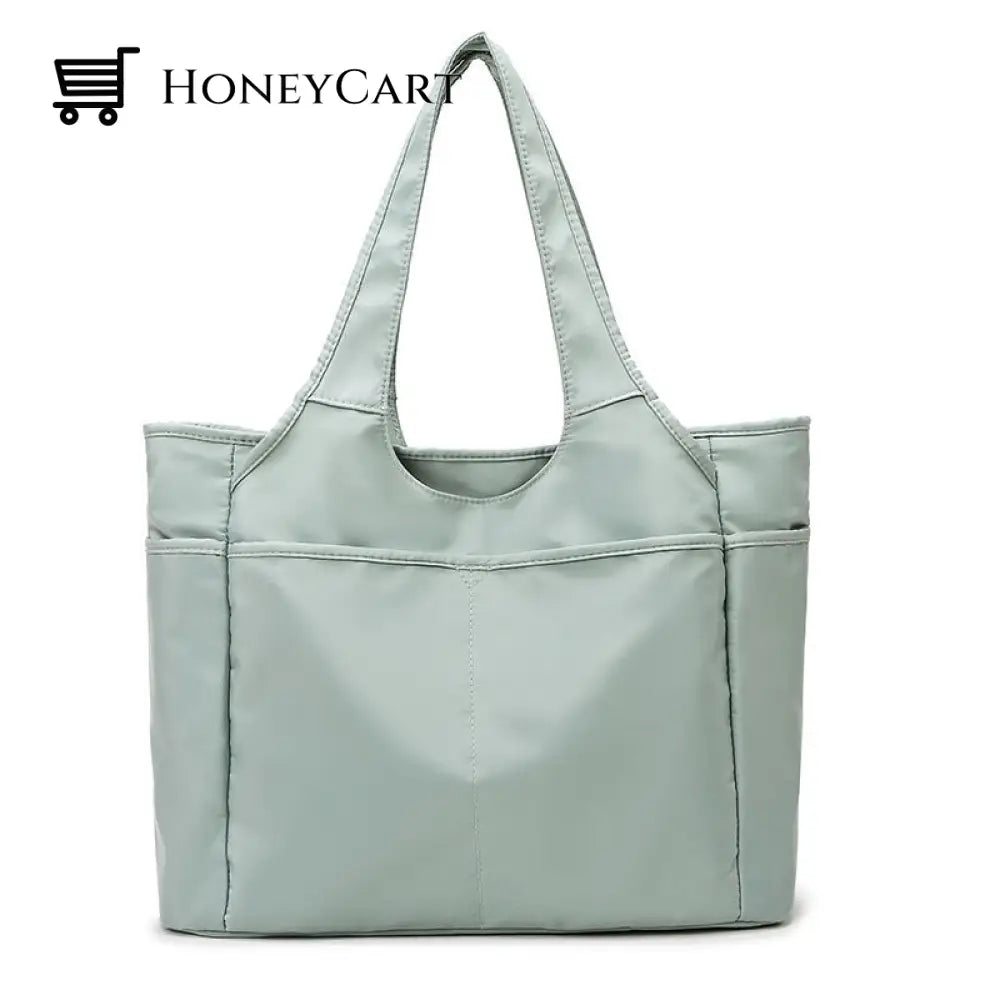Large Capacity Tote Handbag Green