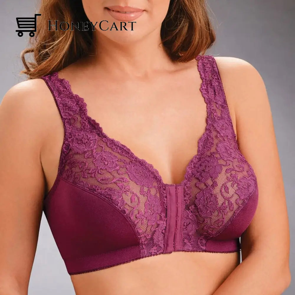 Large Size Lace Bra Without Steel Ring