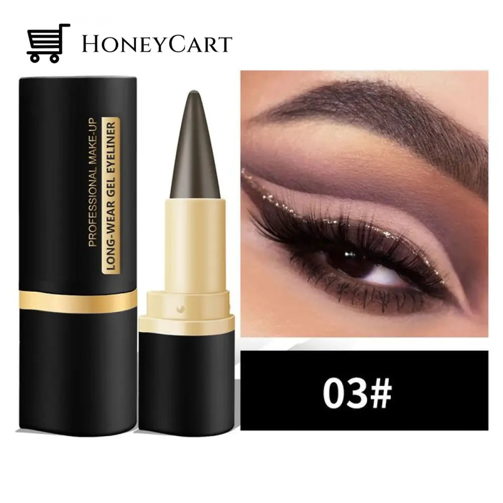 Last Day 49% Off Matte Quick-Dry Eyeliner Brown / Buy 1 Only $16.89!