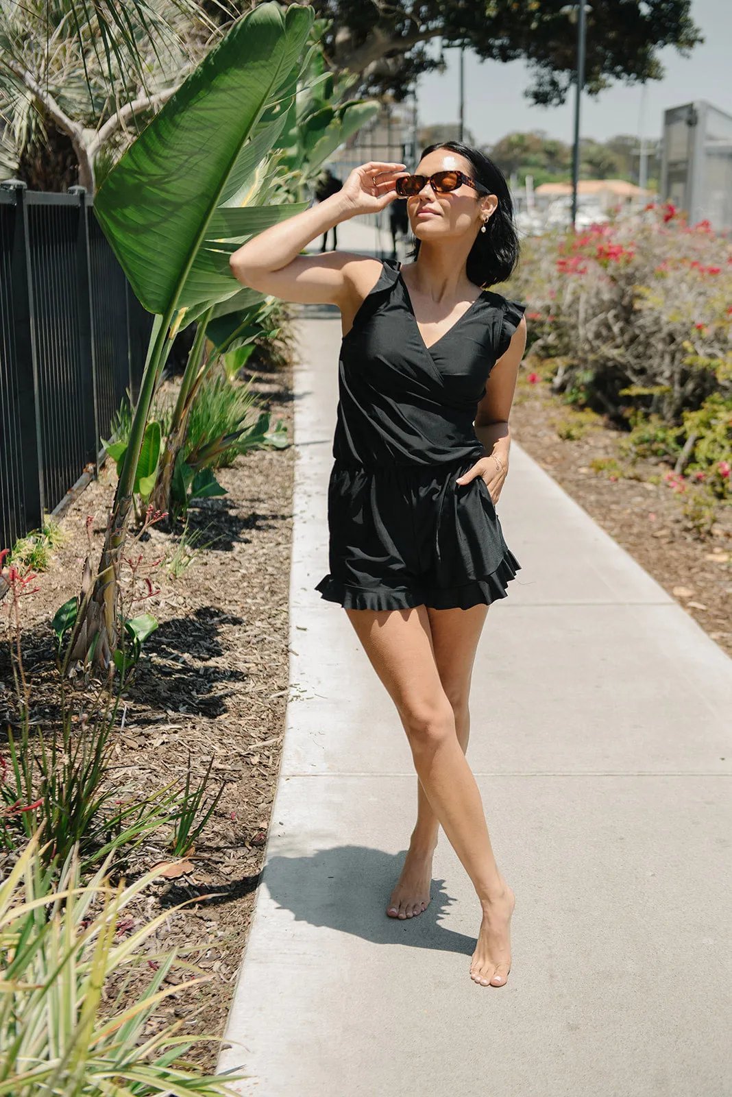 Last Day 50% OFF – Swim Romper Built-In Bra