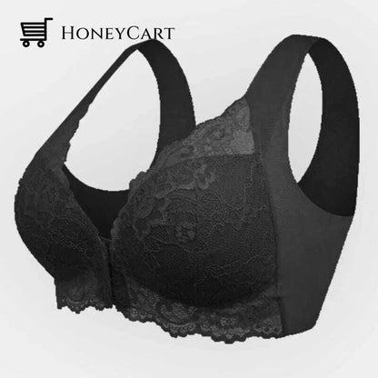 Last Day Buy 1 Get 2 Free- Bra For Women Front Closure 5D Beauty Back Sports Comfy Black / M