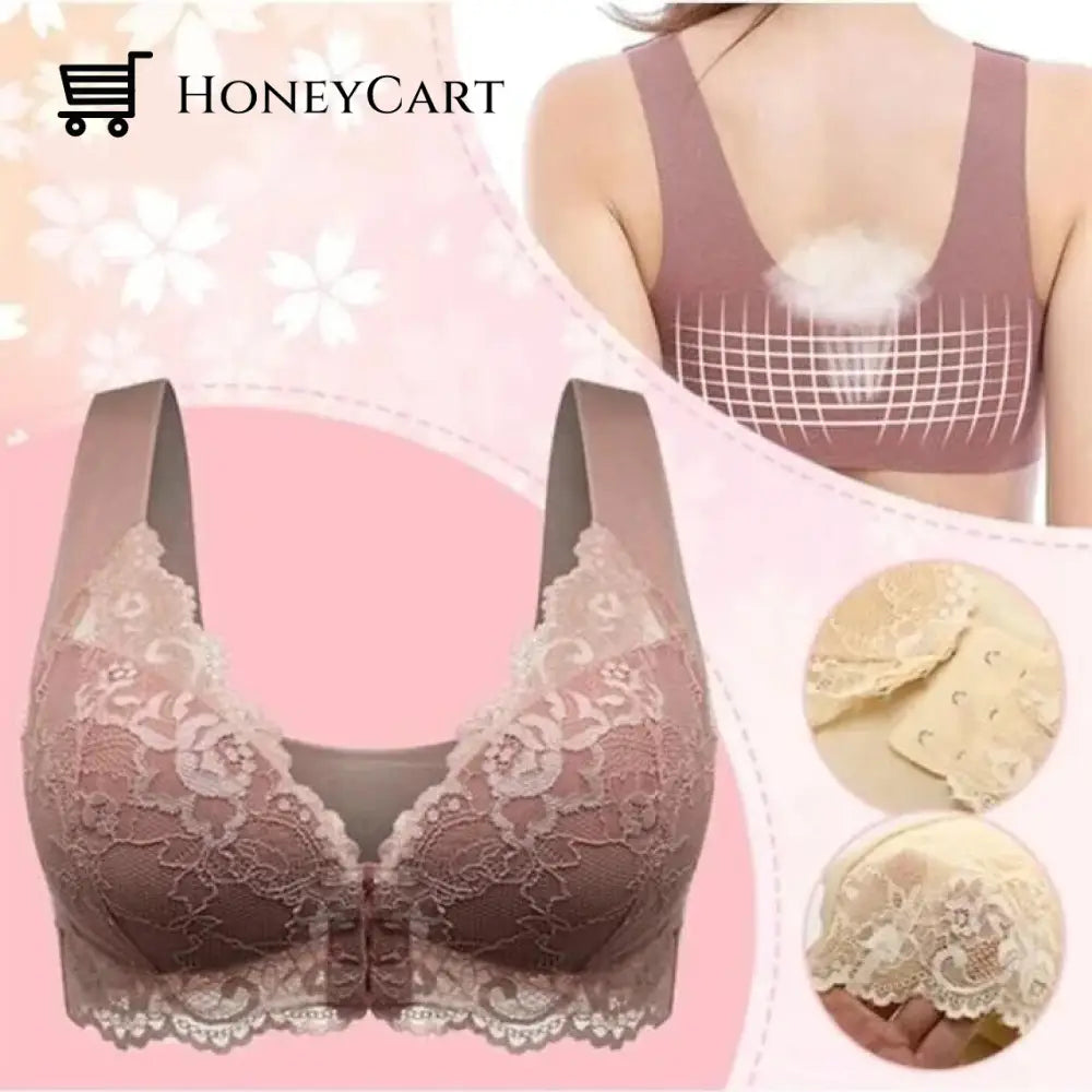 Last Day Buy 1 Get 2 Free- Bra For Women Front Closure 5D Beauty Back Sports Comfy Hot Sale