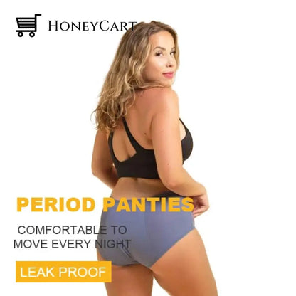 Last Day Buy 3 Get 5 Leak Proof Panties Blue Gray / L (88-121Lb) Tool