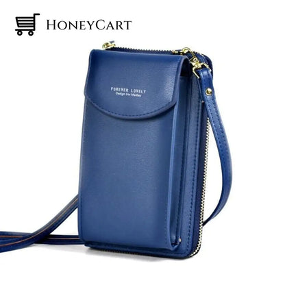 Last Day Promotion 49% Off - The Original Clutch Wallet Navy Blue