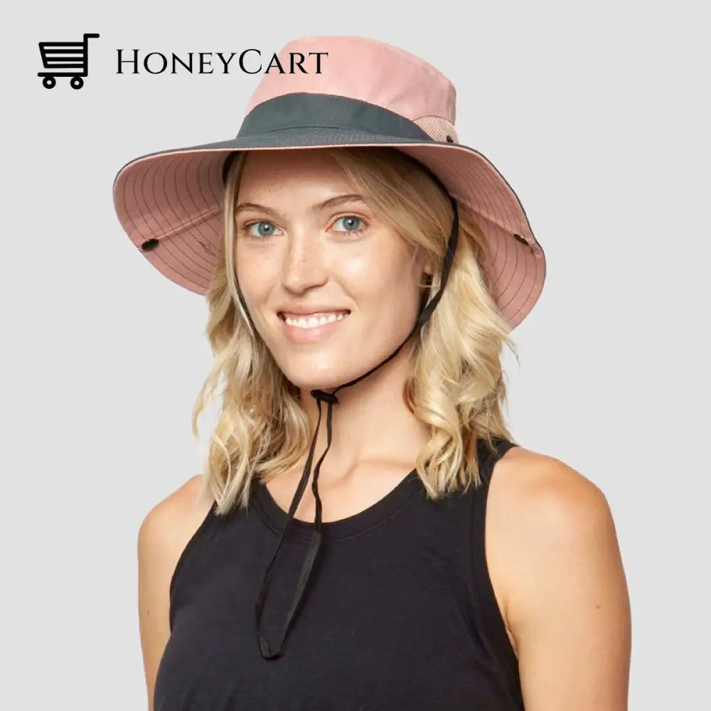 Last Day Promotion 49% Off Uv Protection Foldable Sun Hat Pink