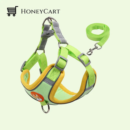 Leash Vest Type Chest Strap Chain Pet Collar Cj