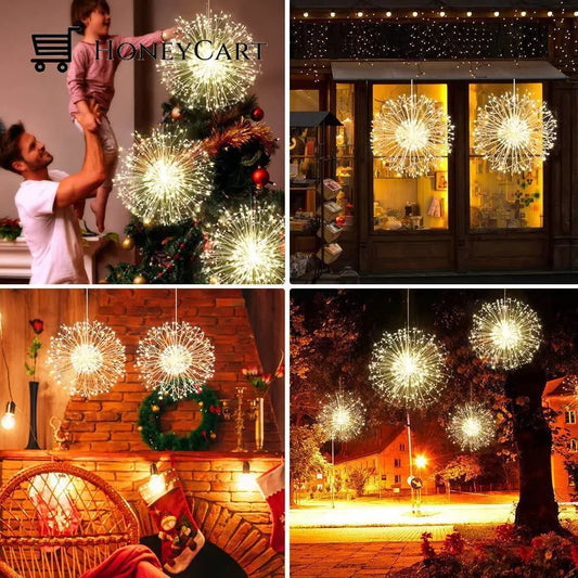 Led Copper Wire Firework Lights