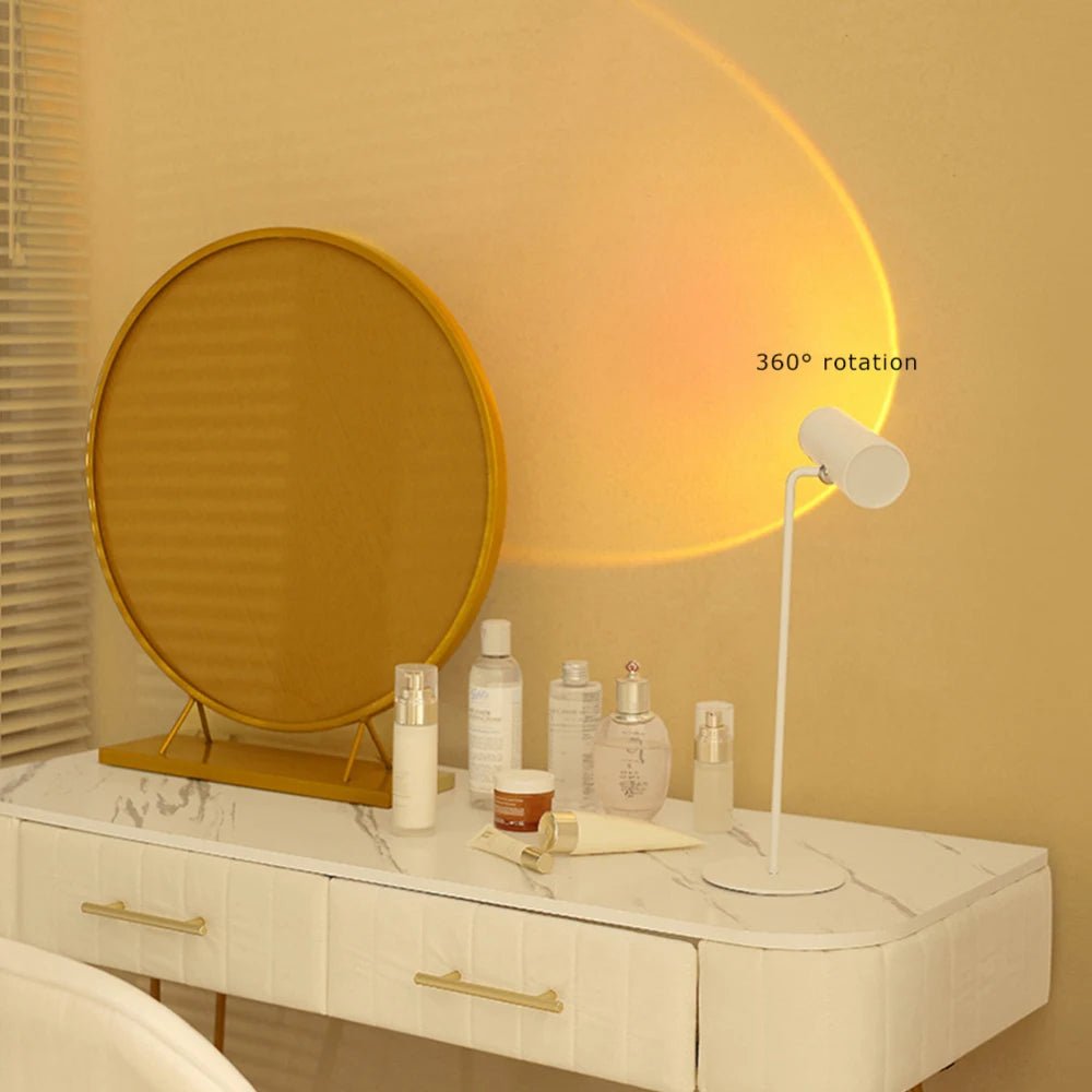 LED Desk Lamp with Dimmable Touch Control – USB-Powered Table Light