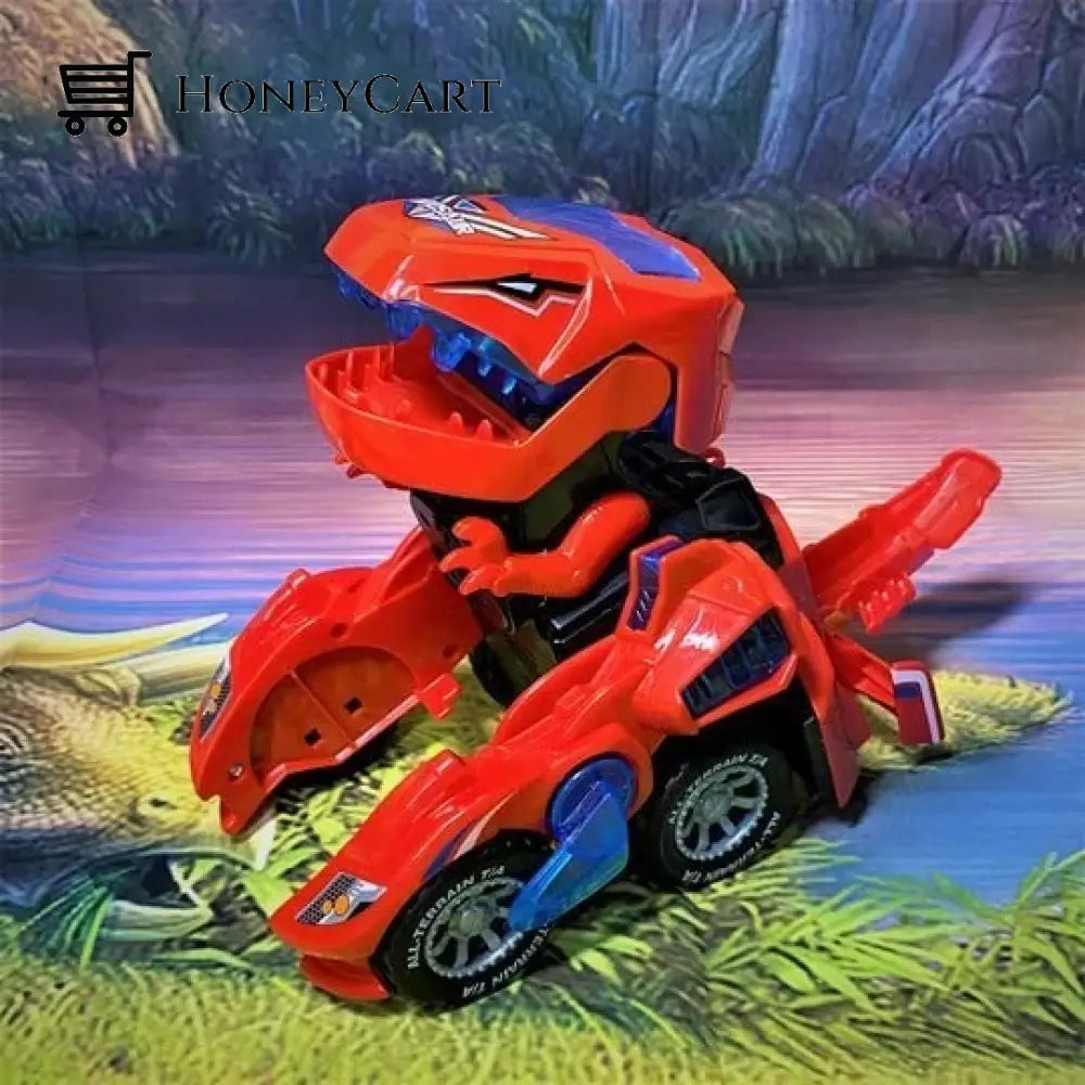 Led Dinosaur Transformation Car Toy Tool