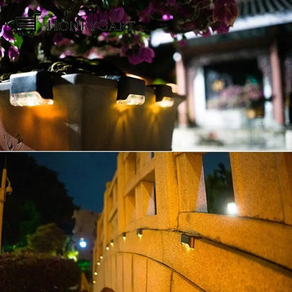Led Solar Lamp Path Staircase Outdoor Waterproof Wall Light