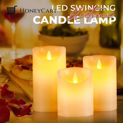 Led Swinging Electronic Candle Lamp