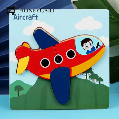 Life Wooden Puzzles For Toddlers Aircraft