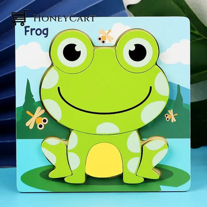 Life Wooden Puzzles For Toddlers Frog