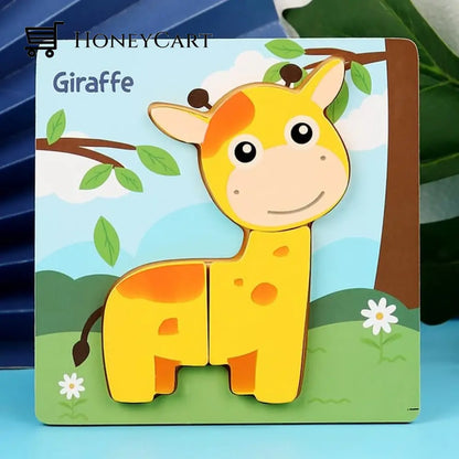 Life Wooden Puzzles For Toddlers Giraffe