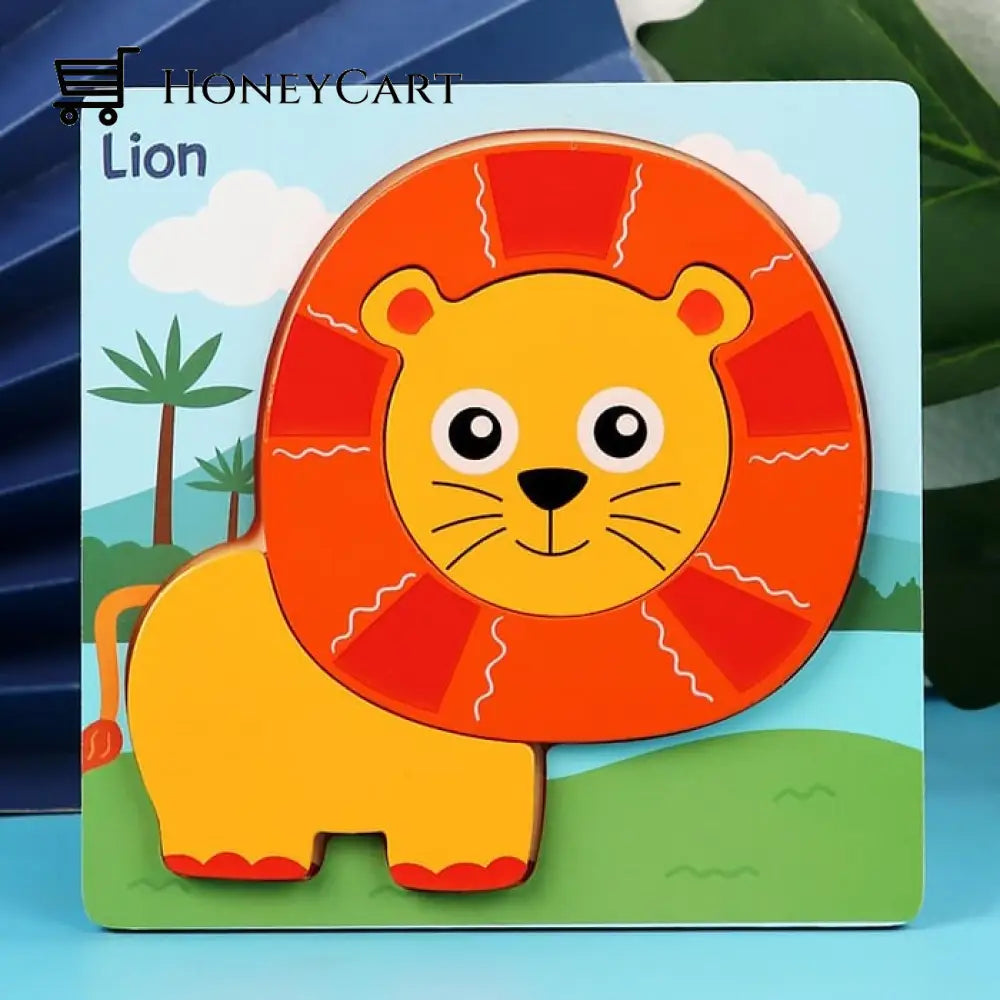 Life Wooden Puzzles For Toddlers Lion