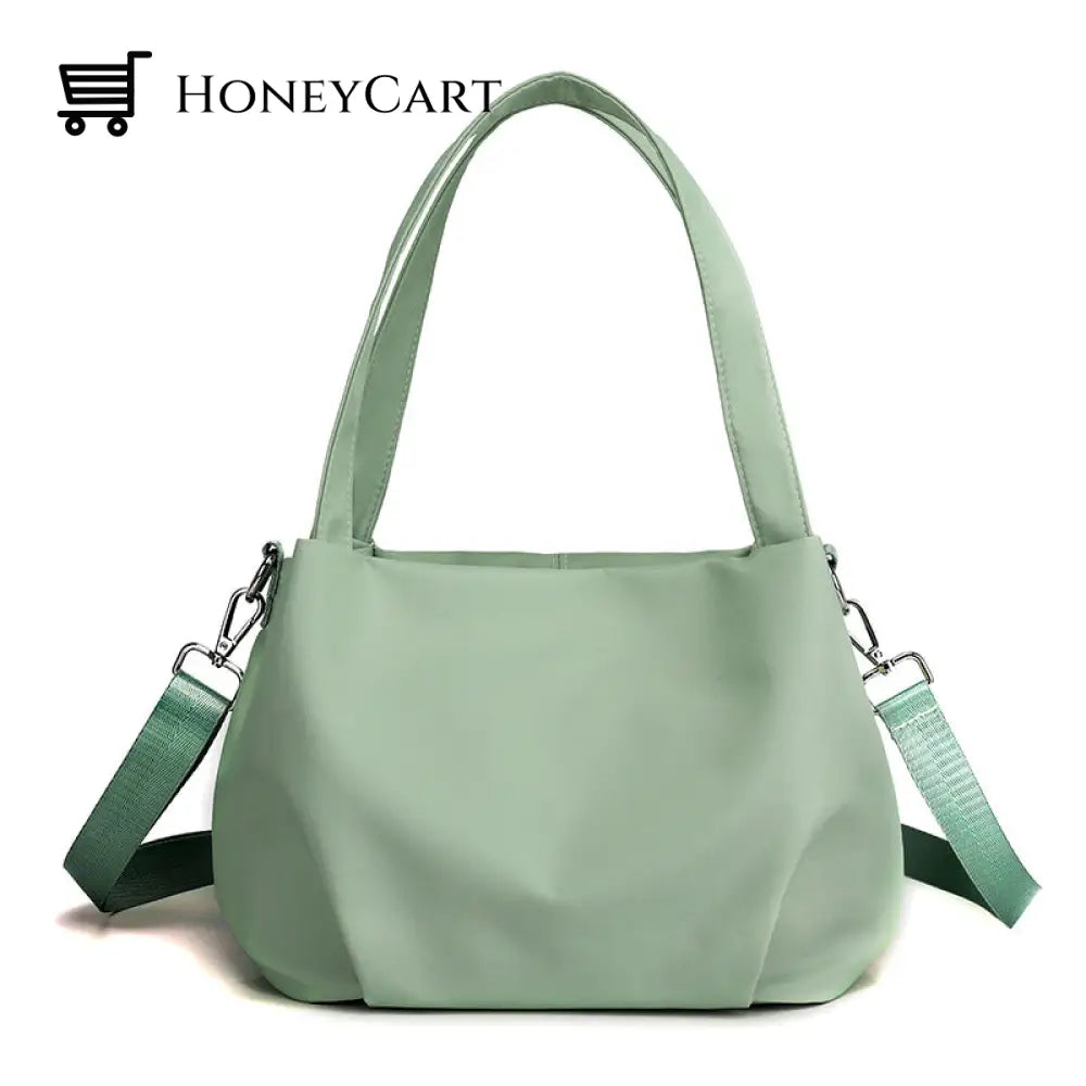 Lightweight Casual Fashion Nylon Diagonal Bag Green
