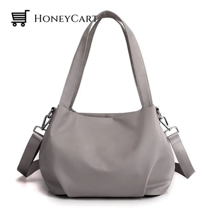 Lightweight Casual Fashion Nylon Diagonal Bag Grey