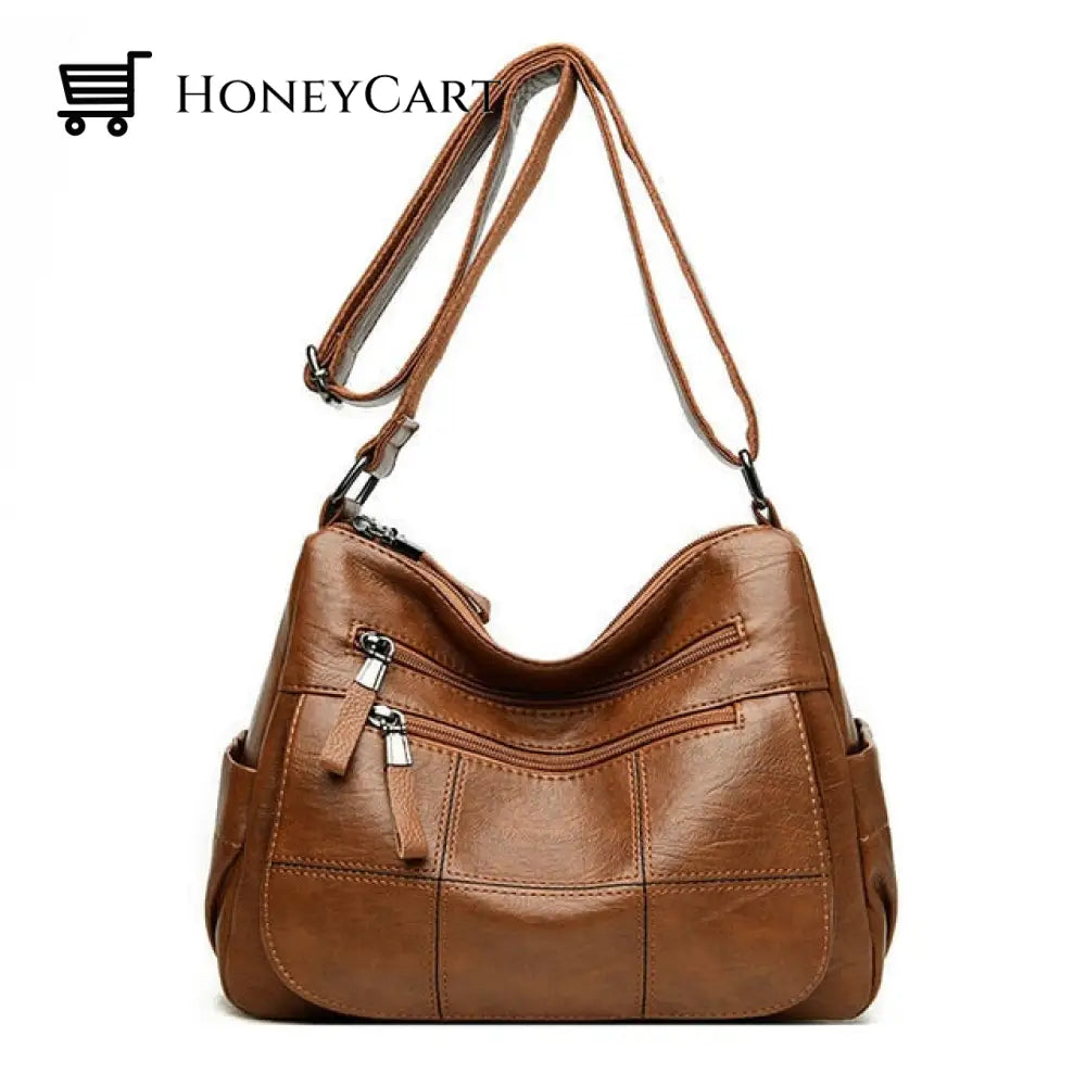 Little Cozy Shop Cross Body Bag Brown