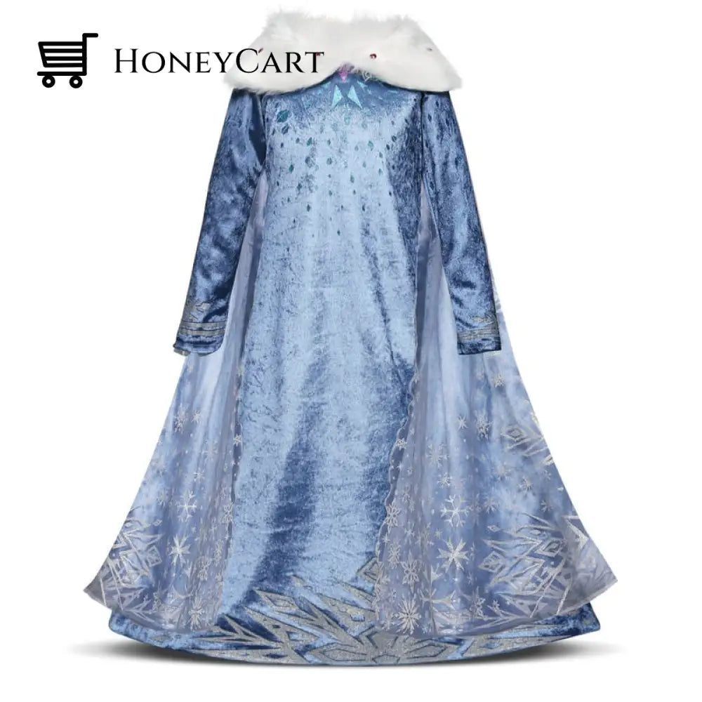 Little Princess Dress Blue / 3-4 Years (110Cm)