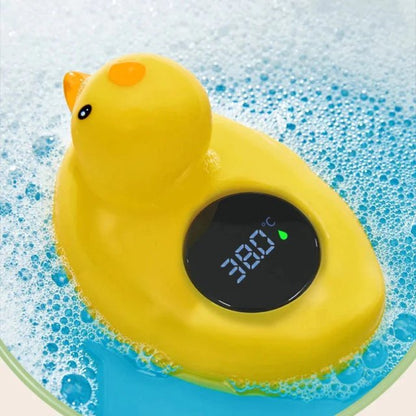 Little Yellow Duck Thermometer - Baby Bath LED Digital Bathtub Water Temperature for Infants, Newborn, Toddler, Kids