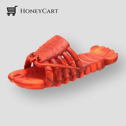 Lobster Beach Sandals Dark Red / 5 Us Wjj-719