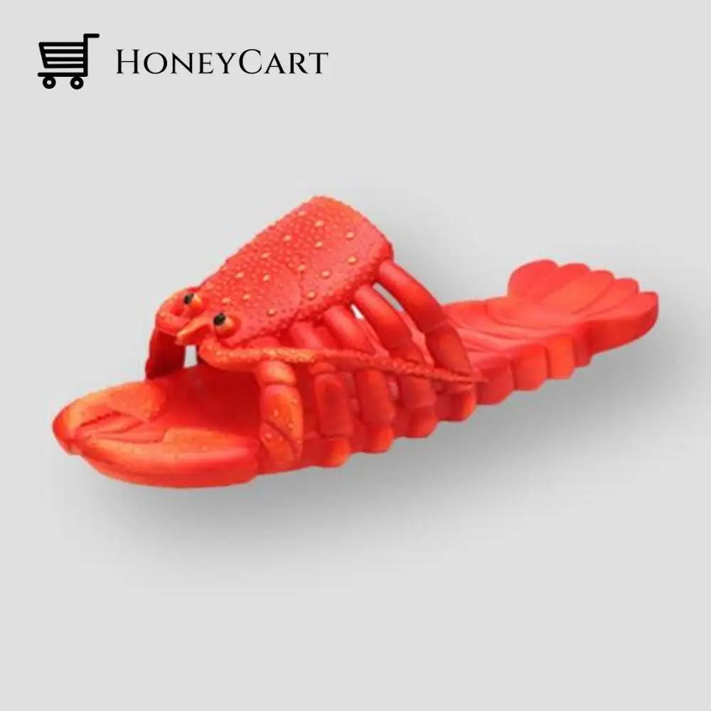 Lobster Beach Sandals Red / 5 Us Wjj-719