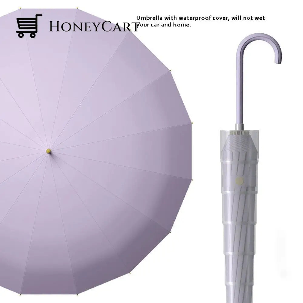 Long Handle Automatic Umbrella Parasols & Rain Umbrellas