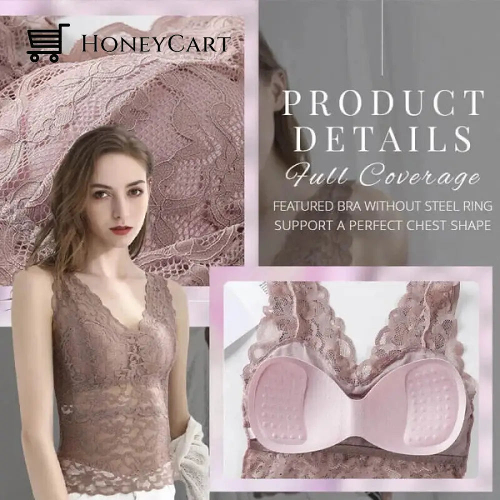Long Lace Beauty Back Undershirt (Buy More Save More) Underwear