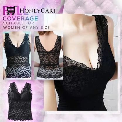 Long Lace Beauty Back Undershirt (Buy More Save More) Underwear