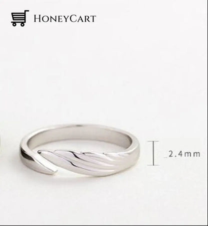 Love Style Xiii Sterling Silver Angel And Devil Couple Rings