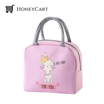 Lunch Box Insulation Japanese Cartoon Bento Tote Bag Kids Cj