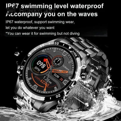 Luxury Mens/Womens Watch Bluetooth Call Ip67 Waterproof