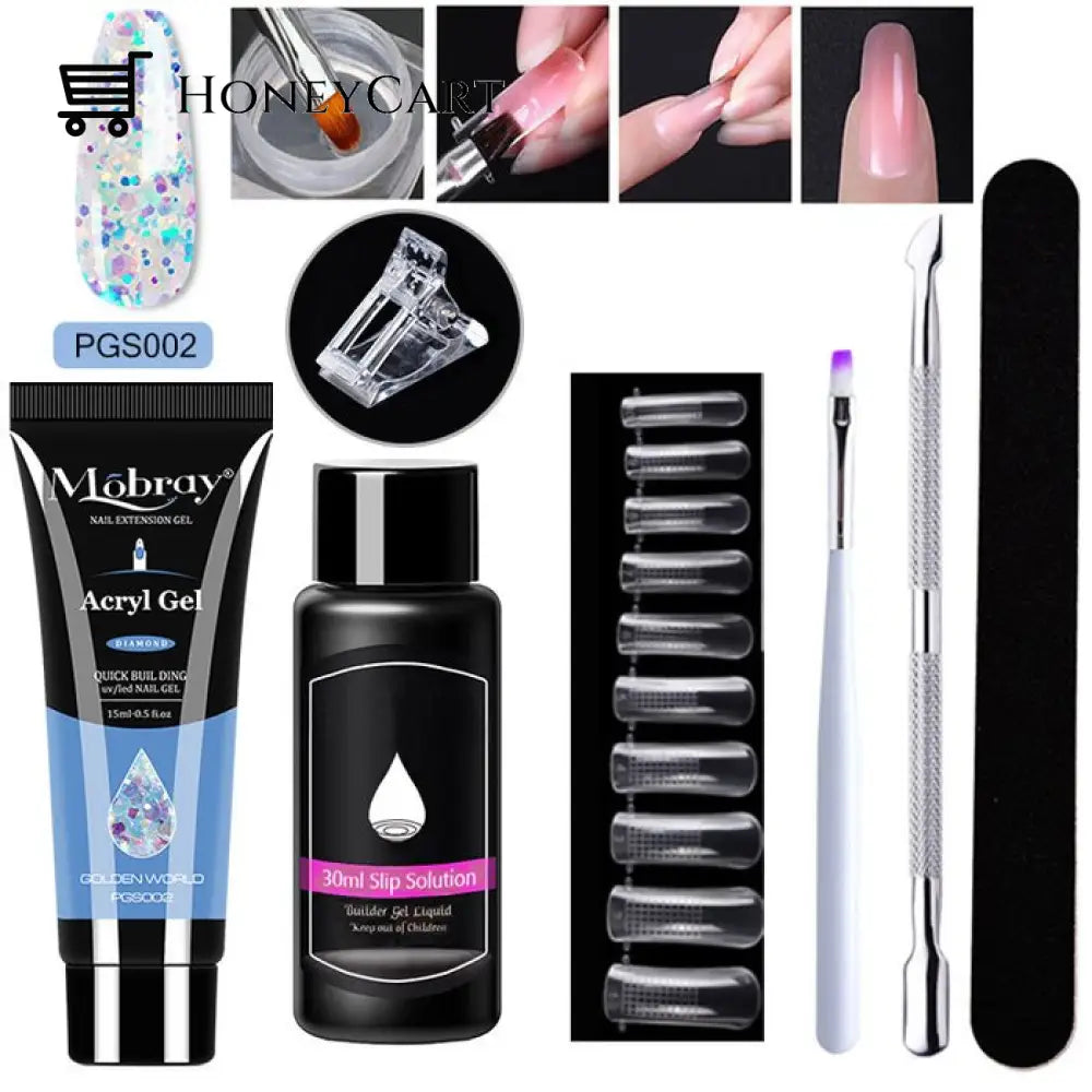 Luxury Polygel Nail Kit Pgs002