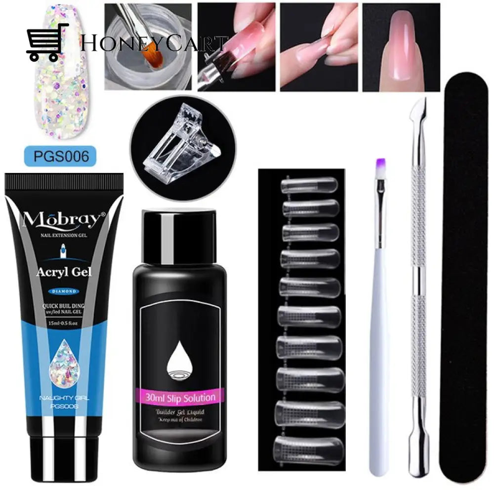 Luxury Polygel Nail Kit Pgs006