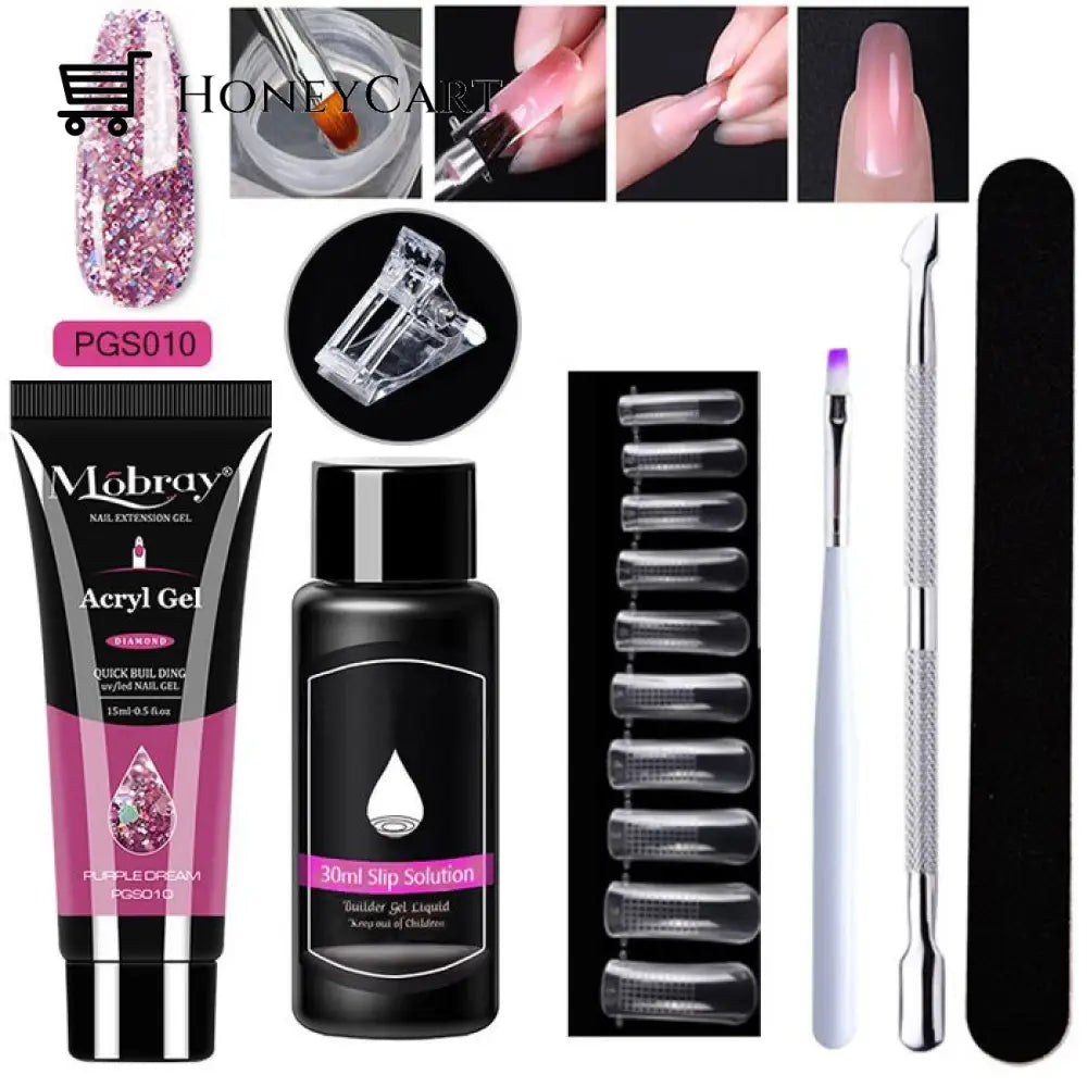 Luxury Polygel Nail Kit Pgs010