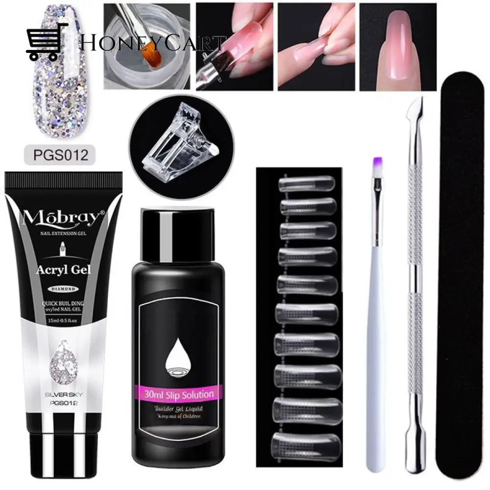 Luxury Polygel Nail Kit Pgs012