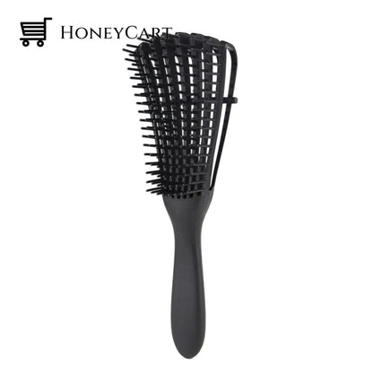 Magic Massaging Wet Hair Comb Black Combs & Brushes