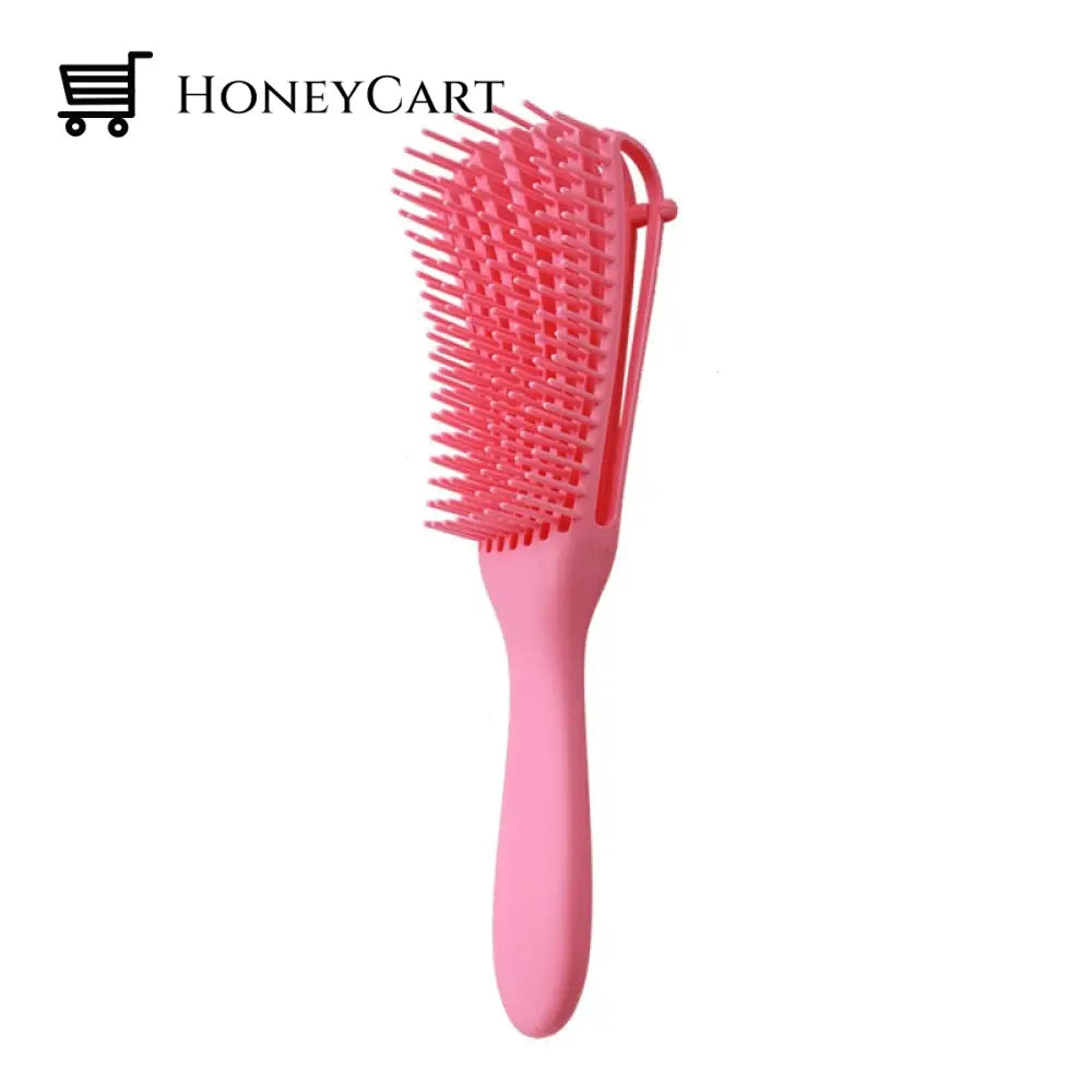 Magic Massaging Wet Hair Comb Pink Combs & Brushes