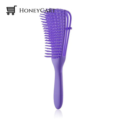 Magic Massaging Wet Hair Comb Purple Combs & Brushes