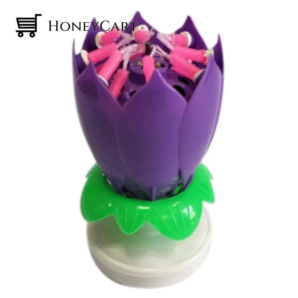 Magical Birthday Candle Purple