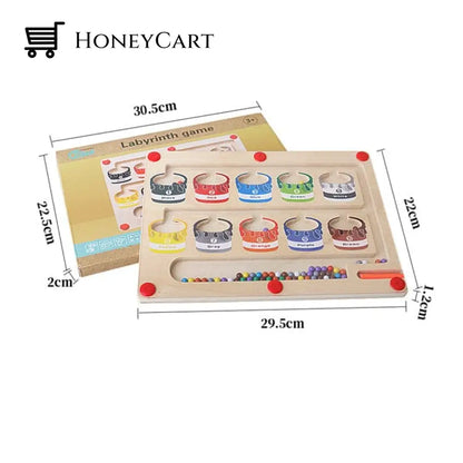 Magnetic Color And Number Maze
